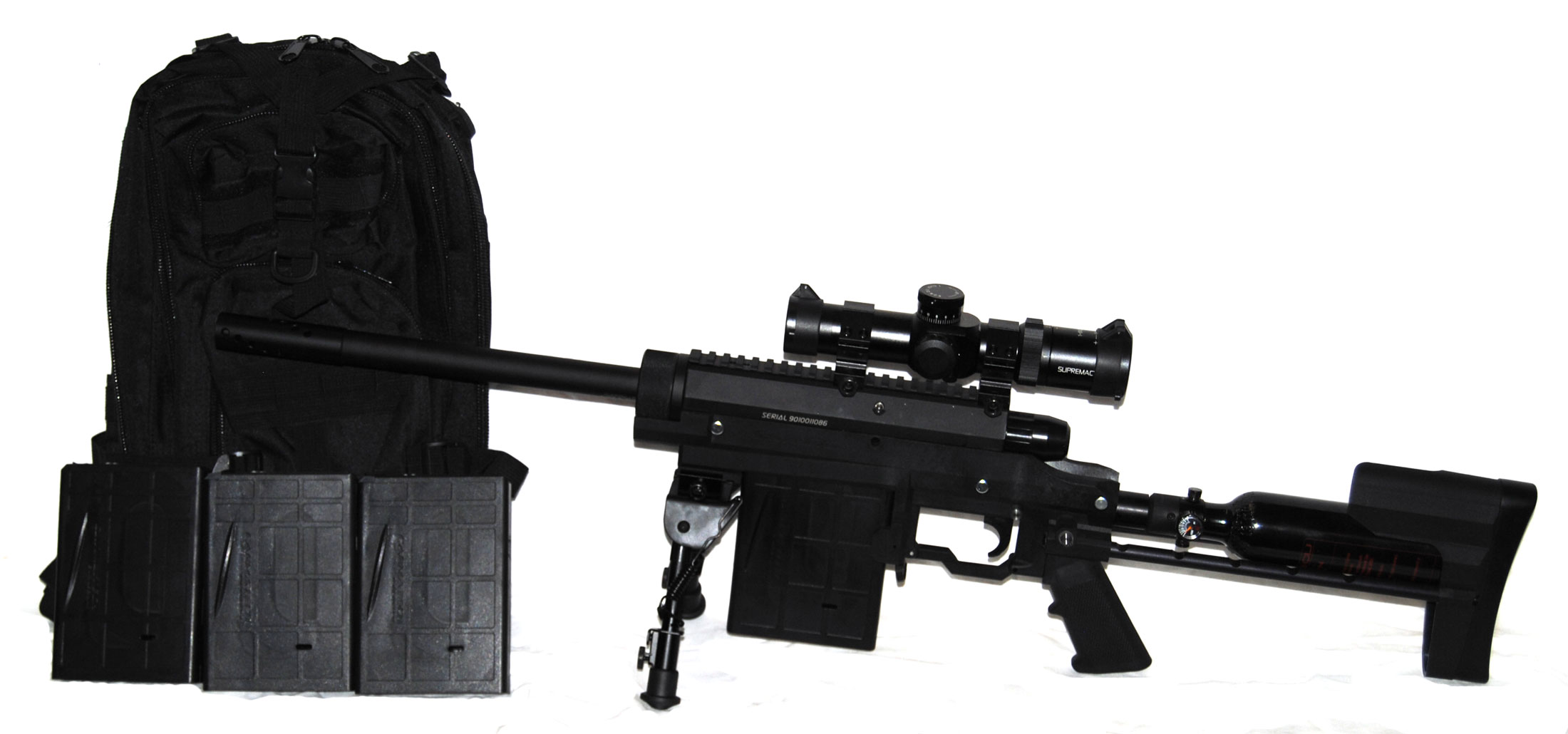 Carmatech SAR12C SASS SemiAuto Paintball Sniper Kit Gun Supremacy