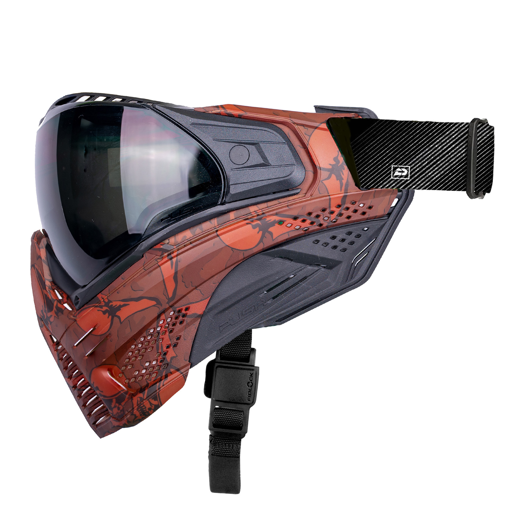 Push Unite Paintball Mask Protective Gear Goggle Sandana Red NEW